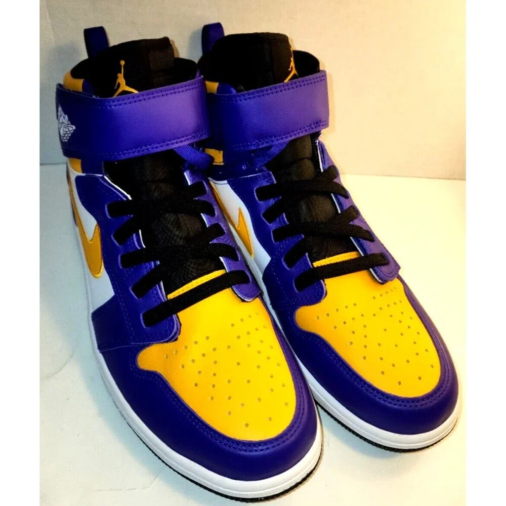 Jordan 1 High Fly Ease Lakers 2022 Size 10.5